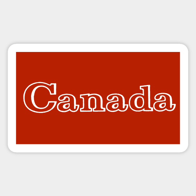 Oh, Canada Sticker by sombreroinc